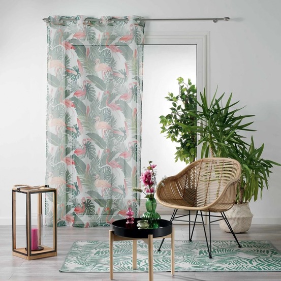 Panneau a oeillets rideau voile zootica