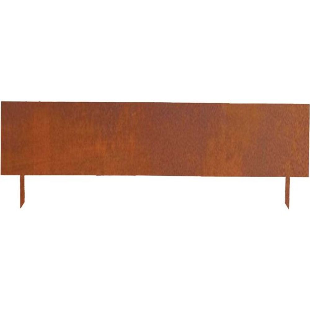 Bordure de jardin haute en acier corten