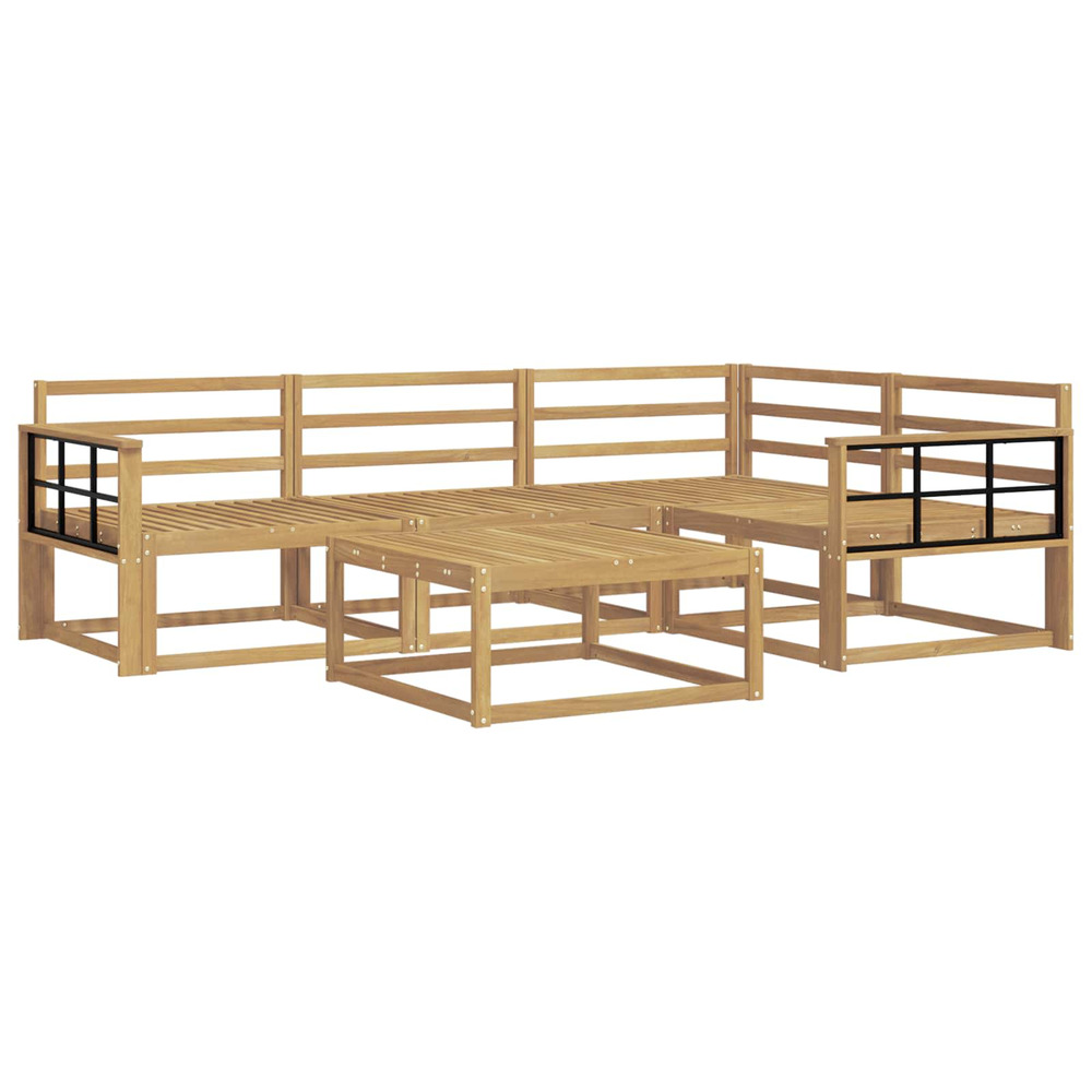 Ensemble de canapés d'extérieur 5 pcs blanc 79 x 79 x 37 cm