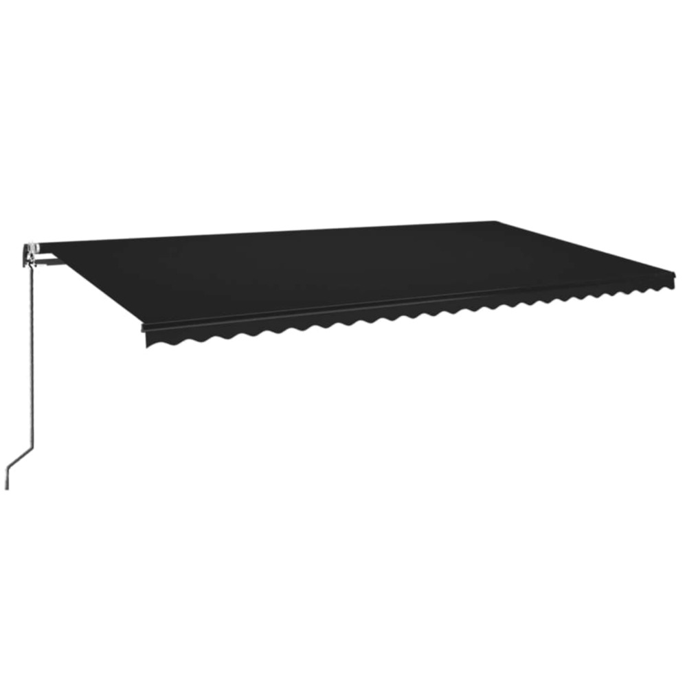 Auvent rétractable automatique 600x350 cm anthracite