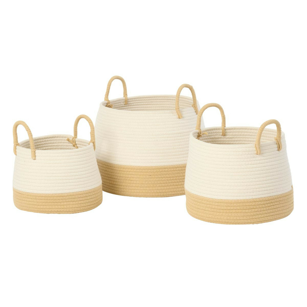 Lot de 3 paniers de rangement 
