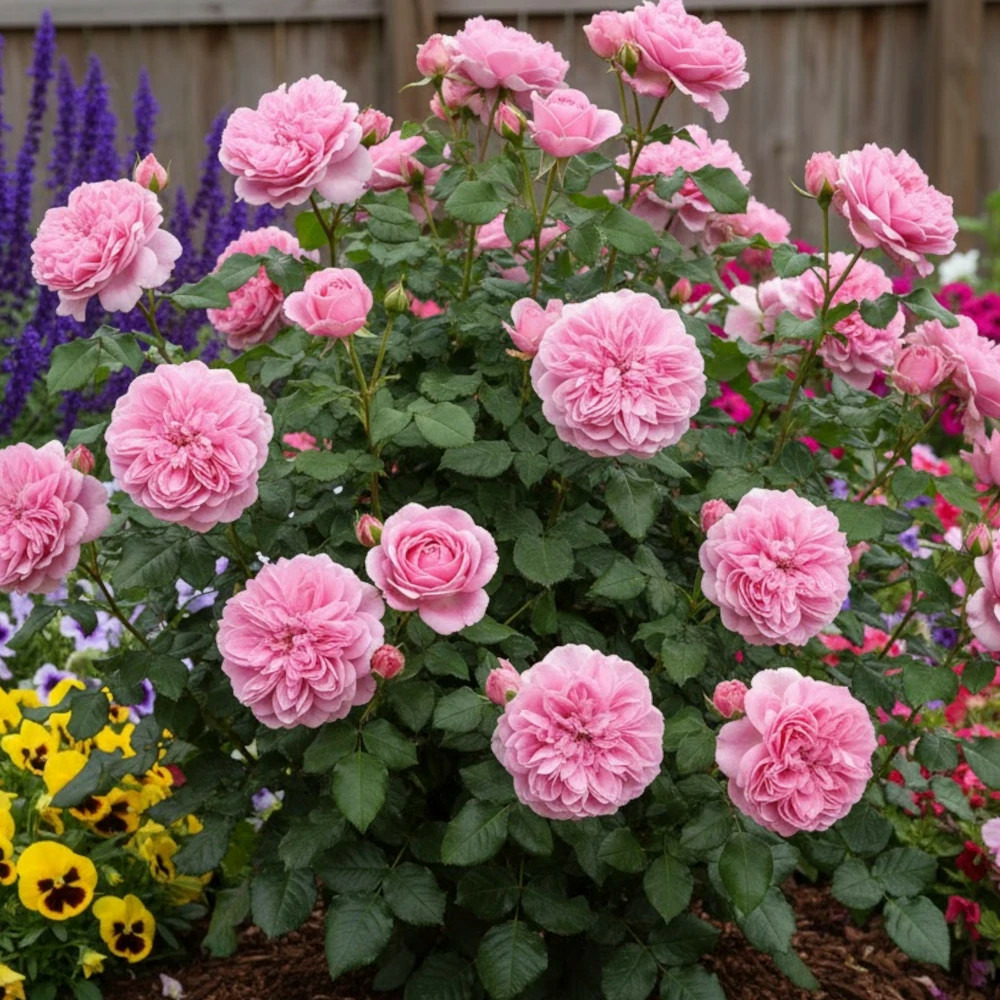 Rosier ancien jacques cartier pot de 3l - 20/40 cm