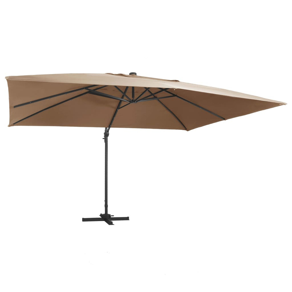 Parasol dÃ©portÃ© avec lumiÃšres LED
