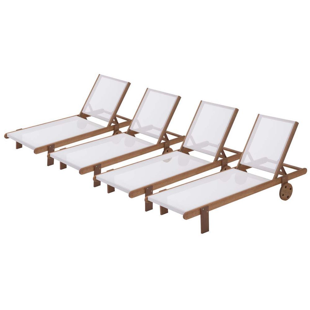 Bain de soleil en bois exotique Saïgon