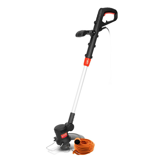 Coupe-bordures électrique - garden technic cbe3525t-22 - 380w - larg. De coupe 25cm - 8 positions - câble de rallonge 25m inclus