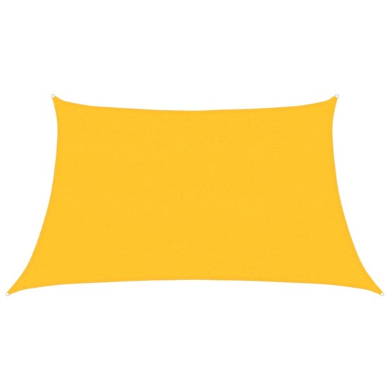 Voile d'ombrage 160 g/m² jaune 3/4x2 m pehd