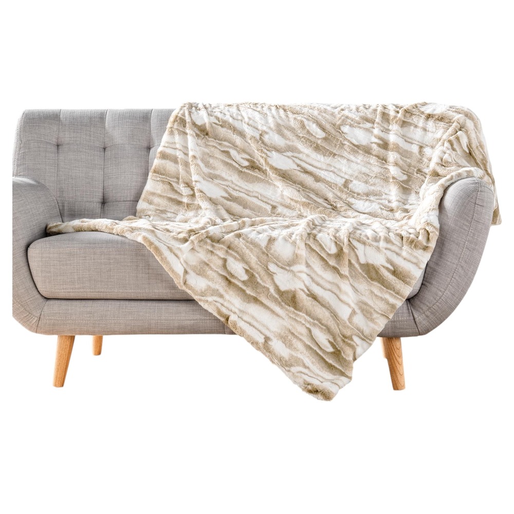 Plaid doux a poil et sherpa cheyenne