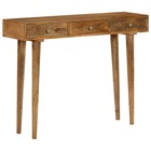 Buffet bahut armoire console meuble de rangement bois de manguier massif 102 cm