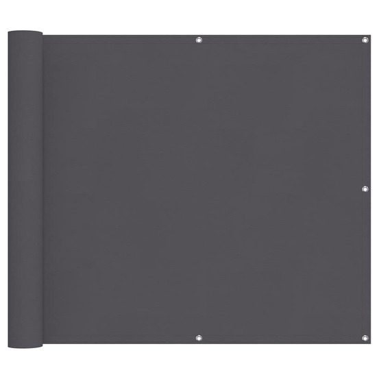 Écran de balcon anthracite 90x1000 cm 100% polyester oxford