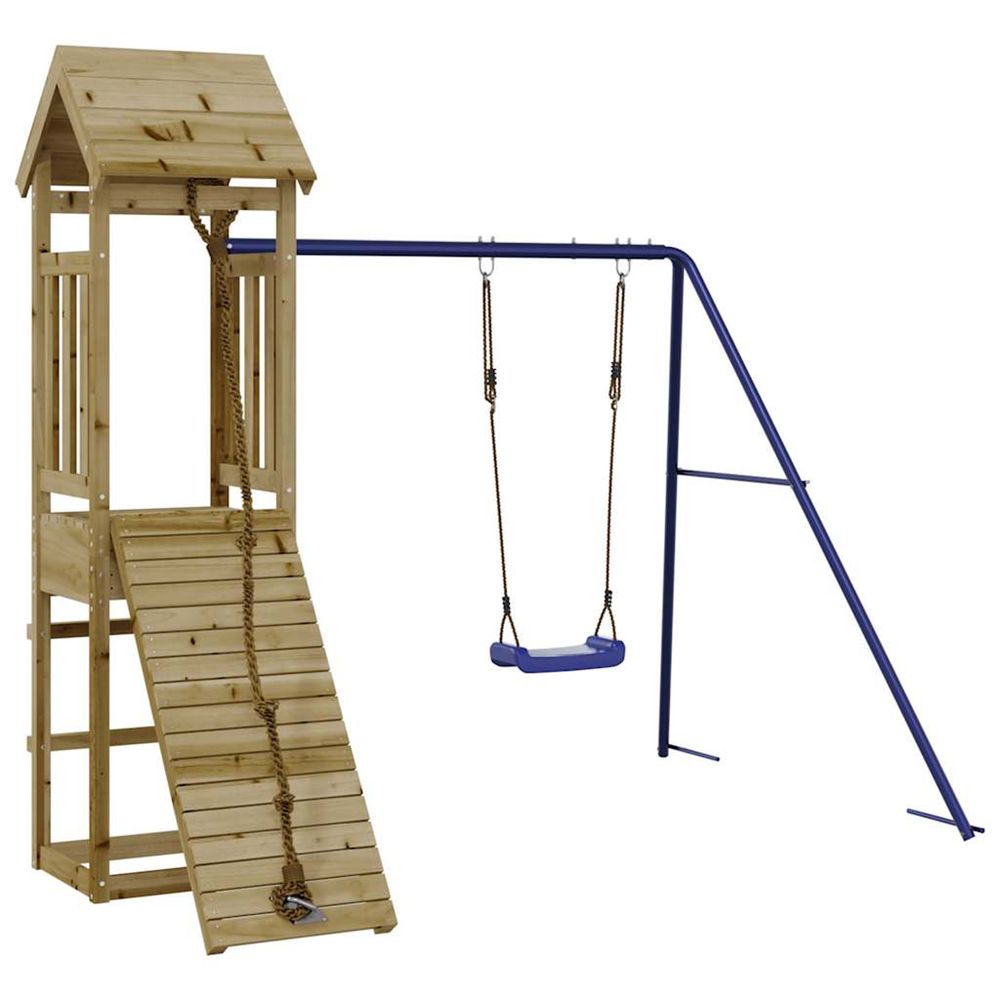 Aire de jeux d'extérieur bois de pin imprégné