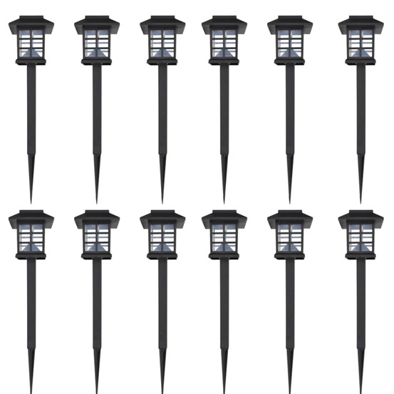 ENSEMBLE DE 12 LAMPES LED SOLA-(865450)