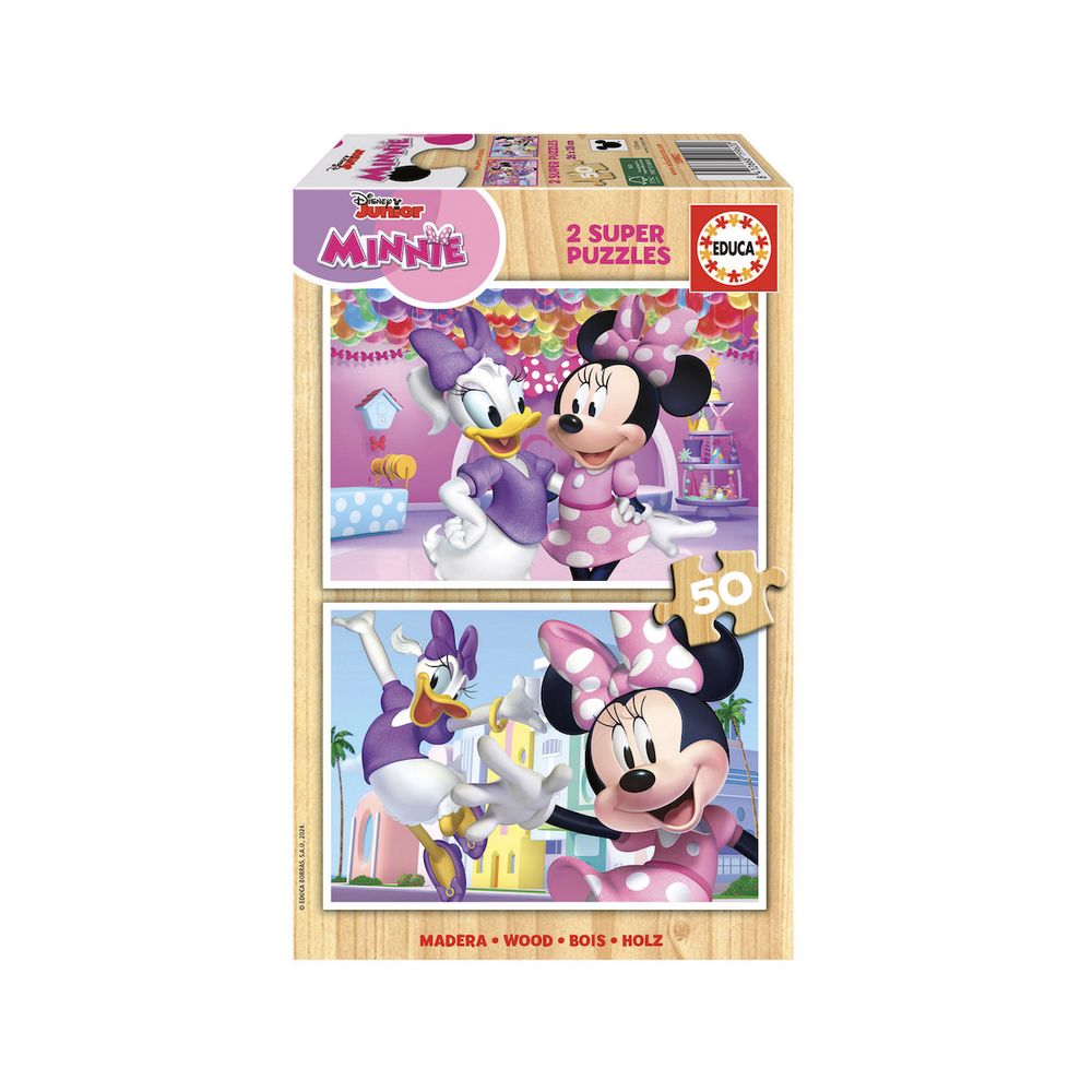 Puzzle disney - minnie et daisy - 2 x 50 pcs