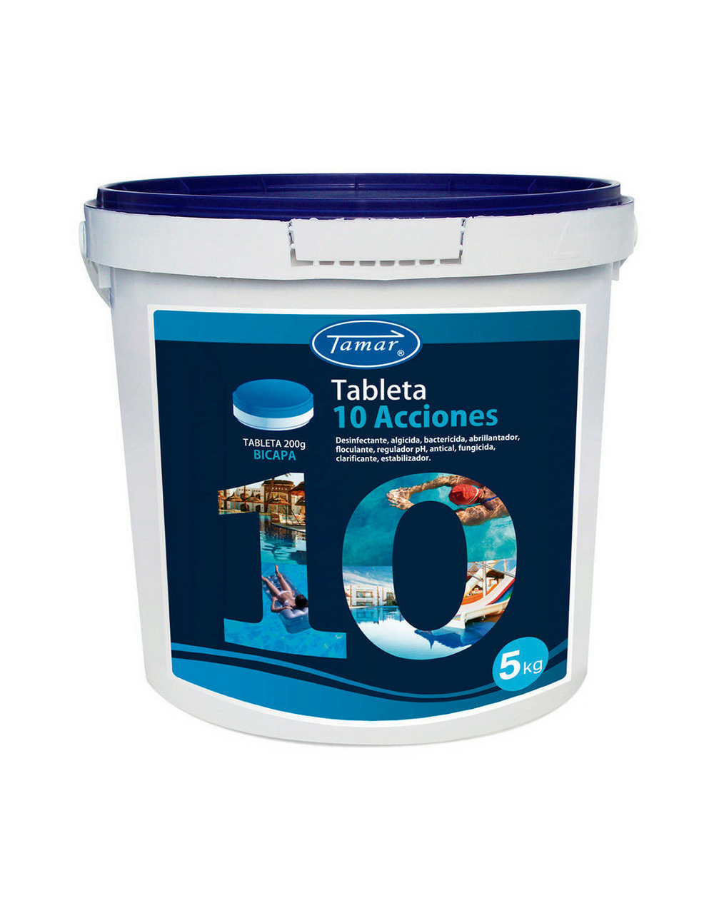 4 chlore 10 actions tablette 5kg fusion tamar