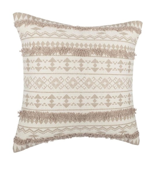 Housse de coussin tufte etnik