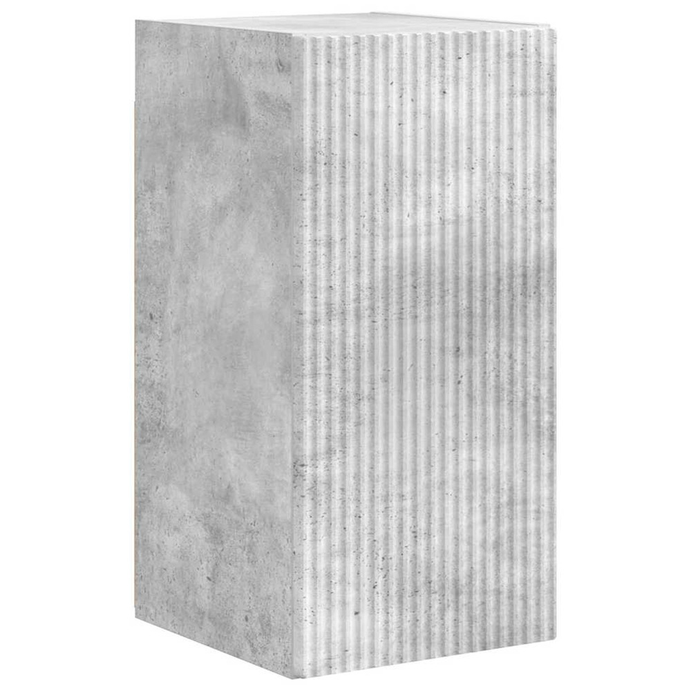 Meuble tv mural béton 30 x 31 x 60 cm bois d'ingénierie