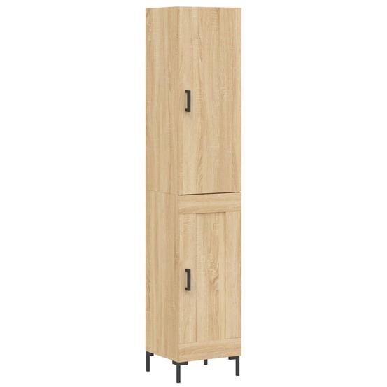Buffet bahut commode armoire meuble de rangement organisateur cuisine salle de séjour salon haut sonoma 34,5 x 34 x 180 cm bo