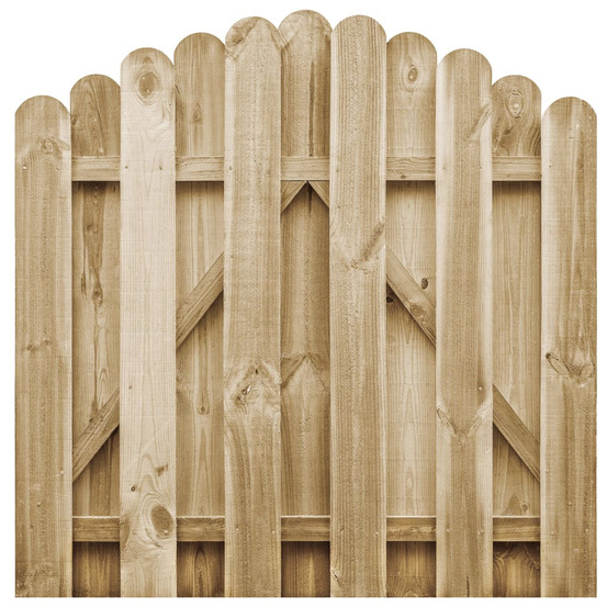 PORTAIL DE JARDIN BOIS DE PI 2-(864161)