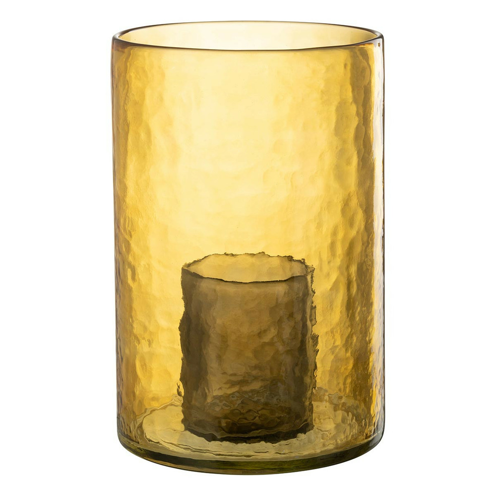 Photophore double en verre 