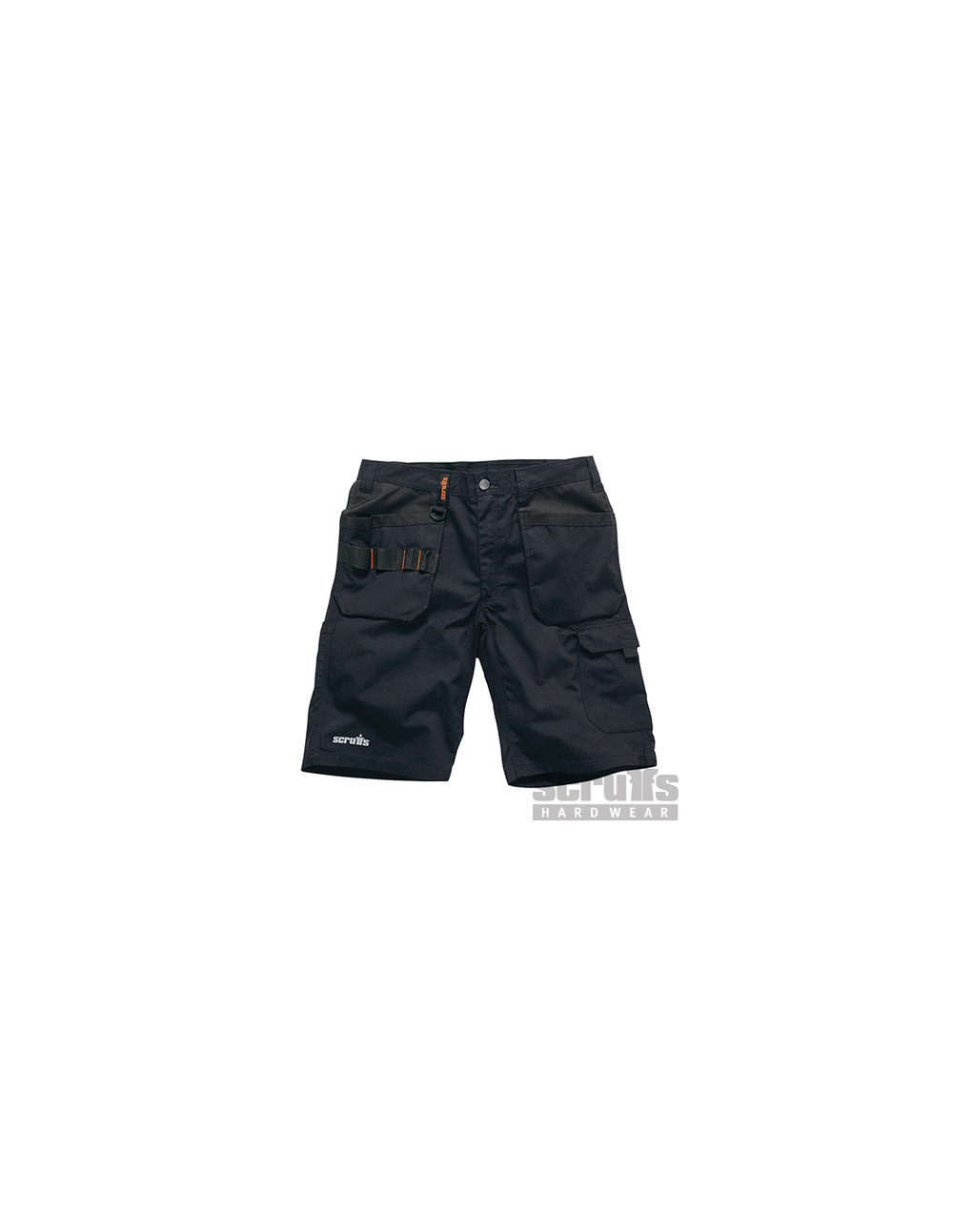 Scruffs - short de travail noir trade flex avec poches-étuis - taille 46