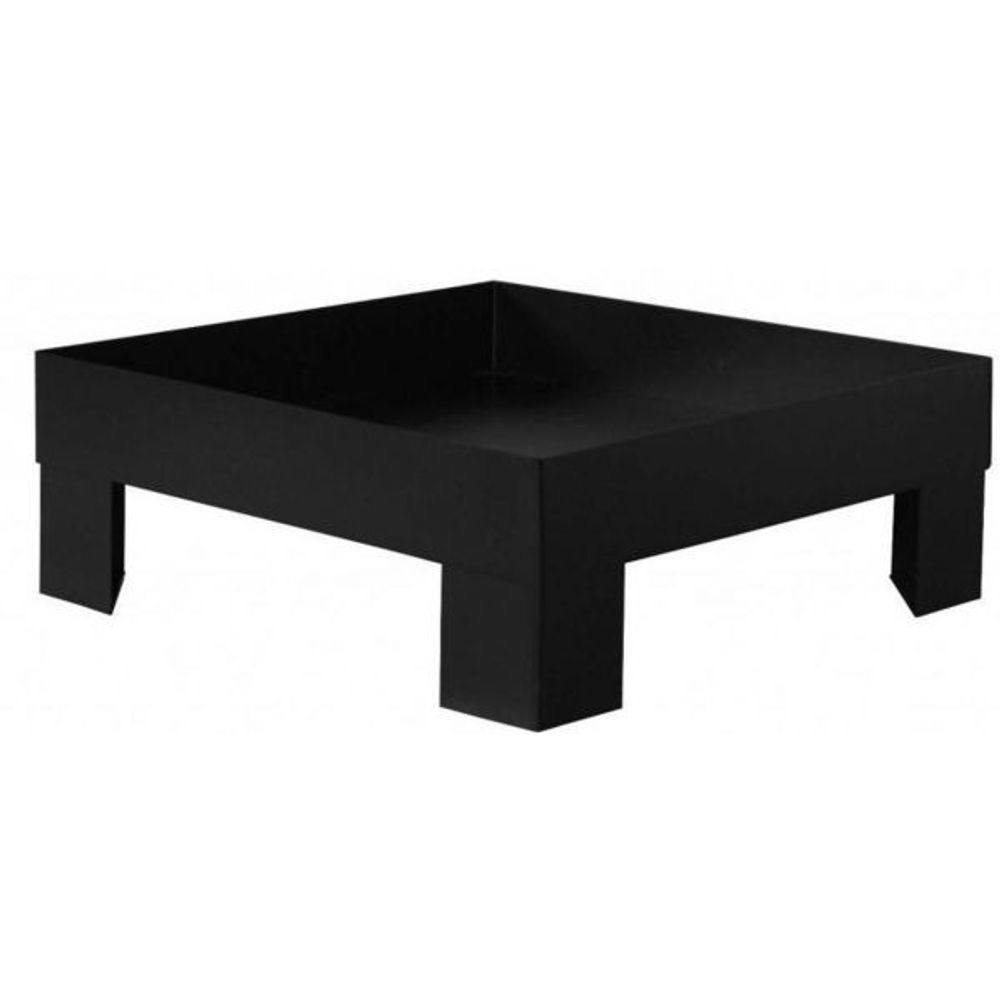 Brasero en acier peint plateforme 80 cm