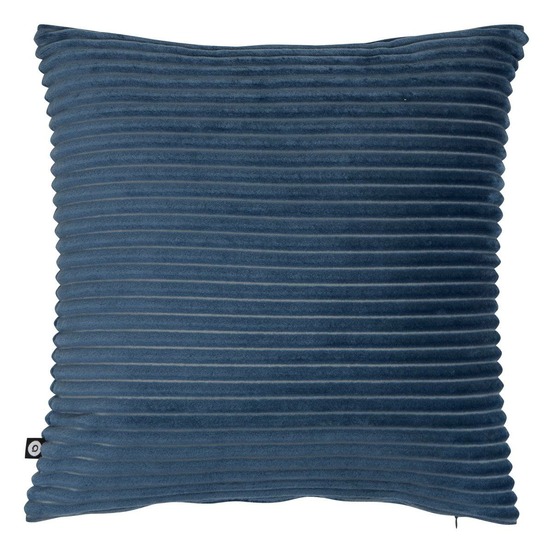 Coussin arum bleu encre 38x38cm