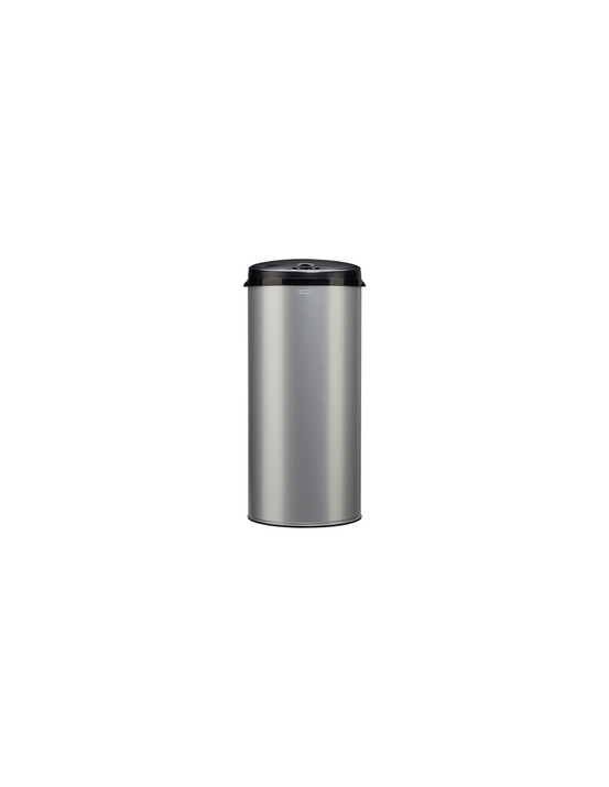 Poubelle 45l gris métal - 93612