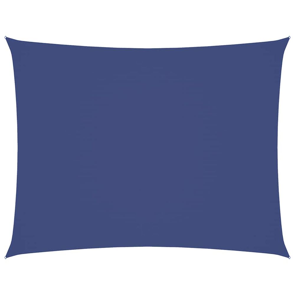 Voile de parasol tissu oxford rectangulaire 2,5x4 m bleu