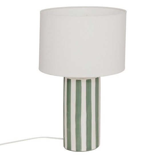 Lampe à poser champignon secteur frida vert h47cm