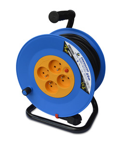 Enrouleur électrique 4 prises 25m - 3g1.5 - ho5