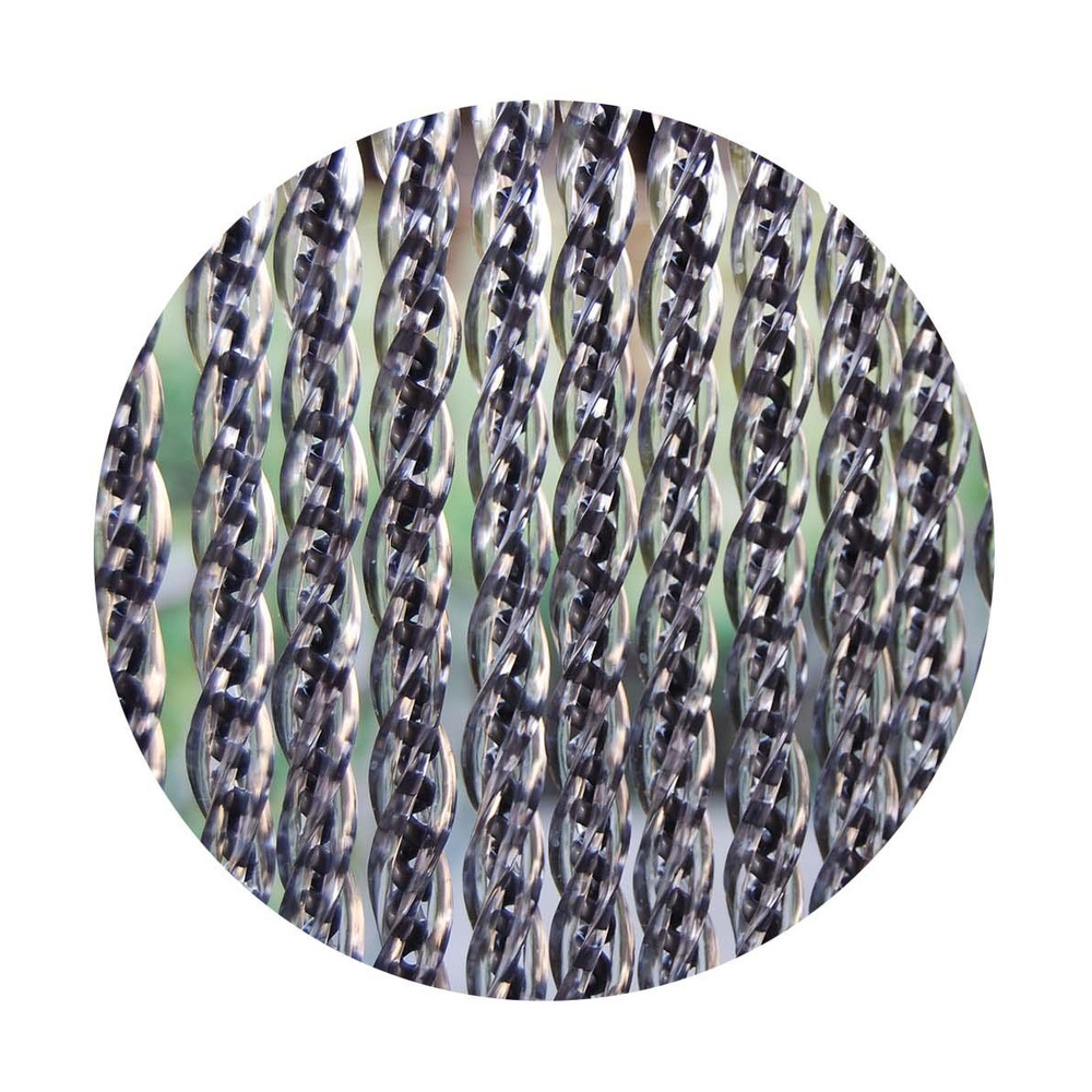 Rideau de porte en pvc cortana 90x210 cm