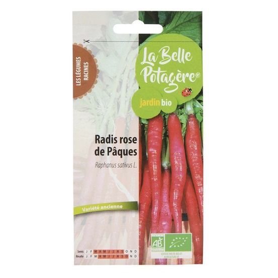 Graines à semer - radis rose de pâques - 3 g