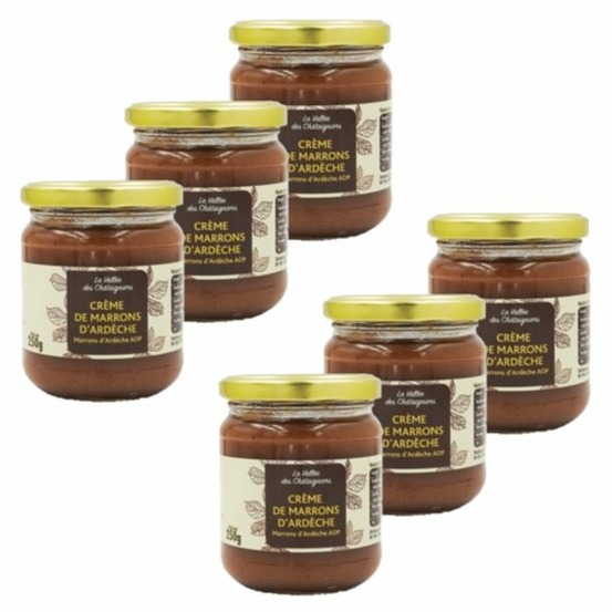 Crème de marrons d'ardèche aop - la vallée des châtaigniers