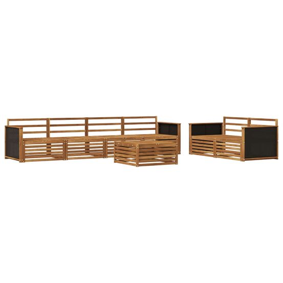 Ensemble de canapés d'extérieur 7 pc naturel