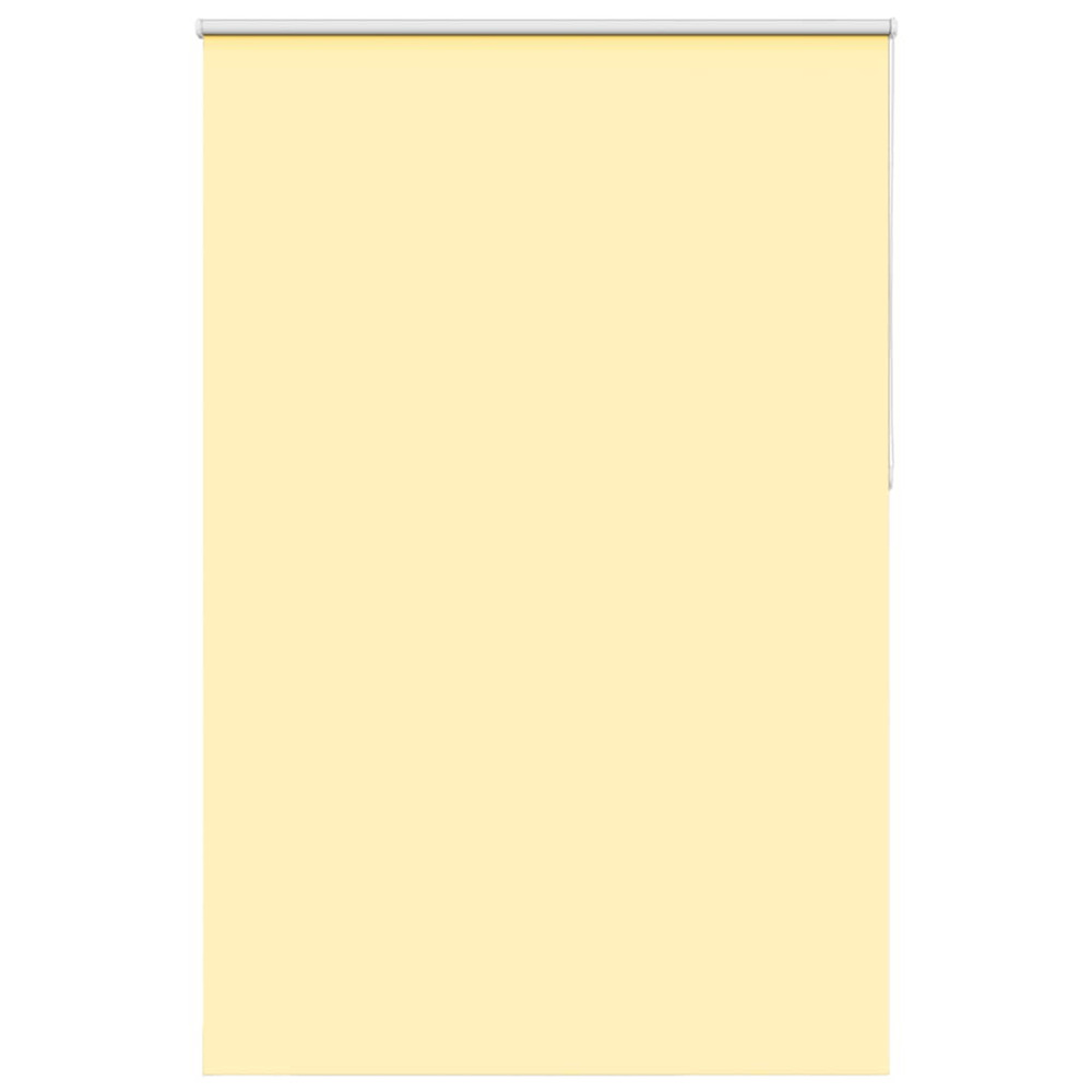 Store enrouleur occultant jaune largeur du tissu 151,6 cm