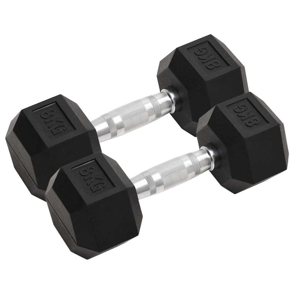 Haltères 2 pcs 8 kg total fonte