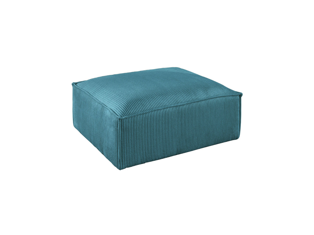 Stella - pouf en velours côtelé - style contemporain