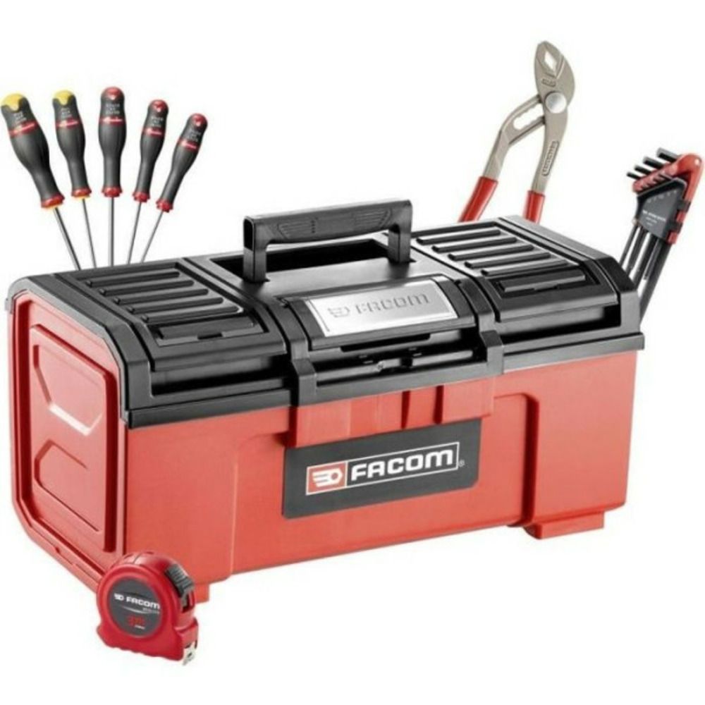 Boite a outils - bp.c19ncm1pb - 19 + 16 outils (livré avec 5 tvis protwist + 9 clés mâles + 1 pince multiprise + 1 mesu
