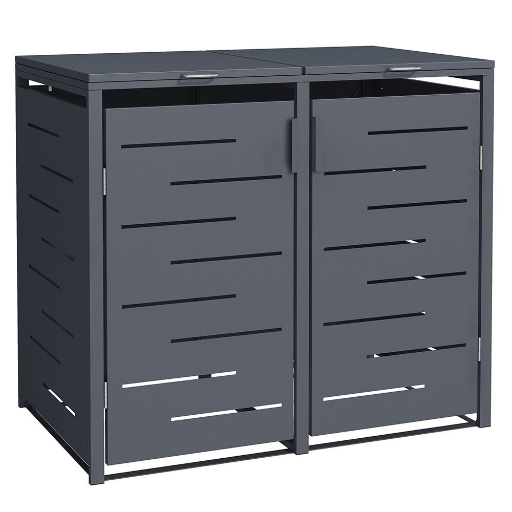 Conception de conversion kliko - 2 conteneurs - anthracite