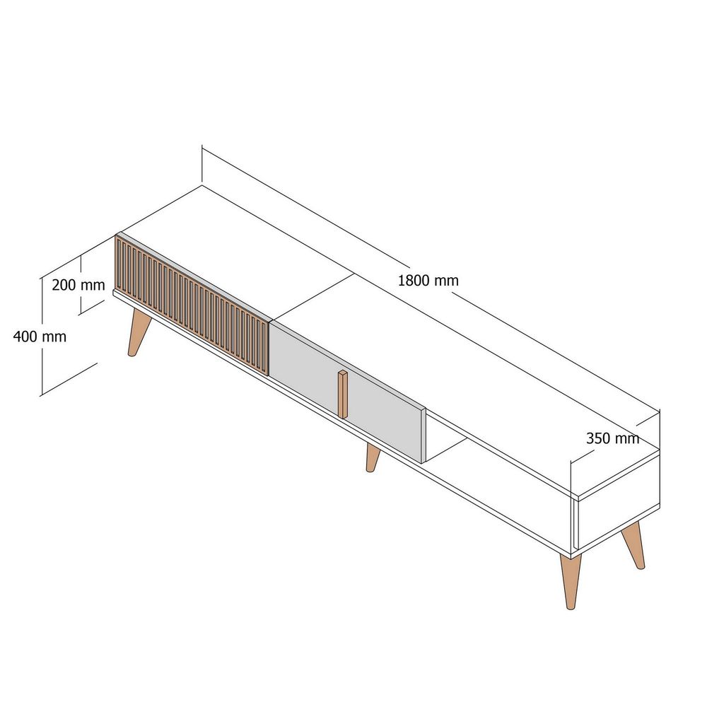 Meuble tv en bois 