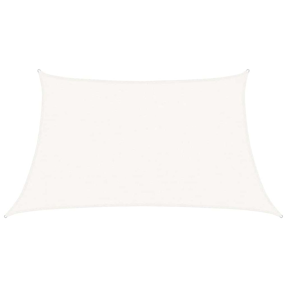 Voile d'ombrage 160 g/m² blanc 3/4x2 m pehd