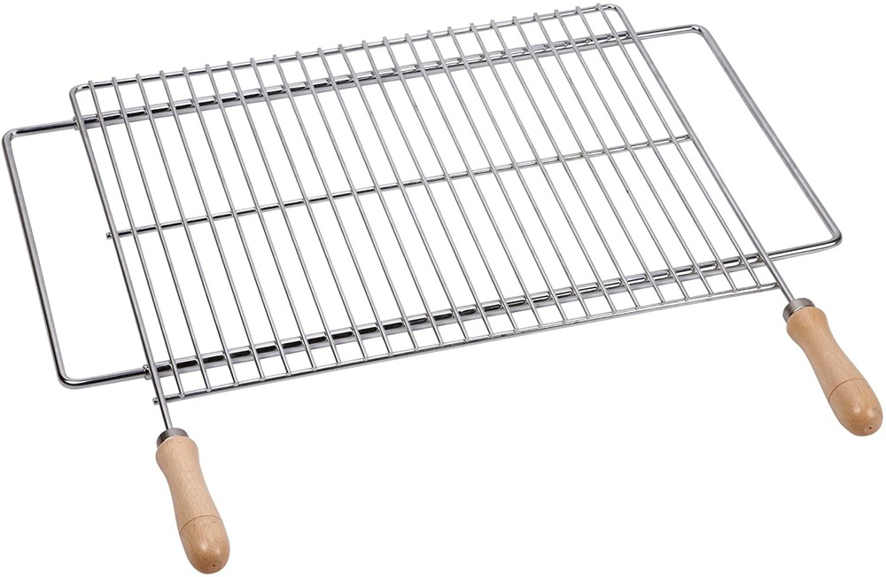 Grille de barbecue extensible 70x40cm acier zingué