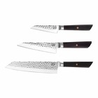 Set essentiel 3 couteaux bunka kotai - type couteaux japonais