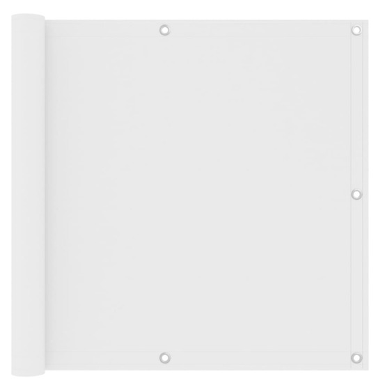 Écran de balcon blanc 90x300 cm tissu oxford