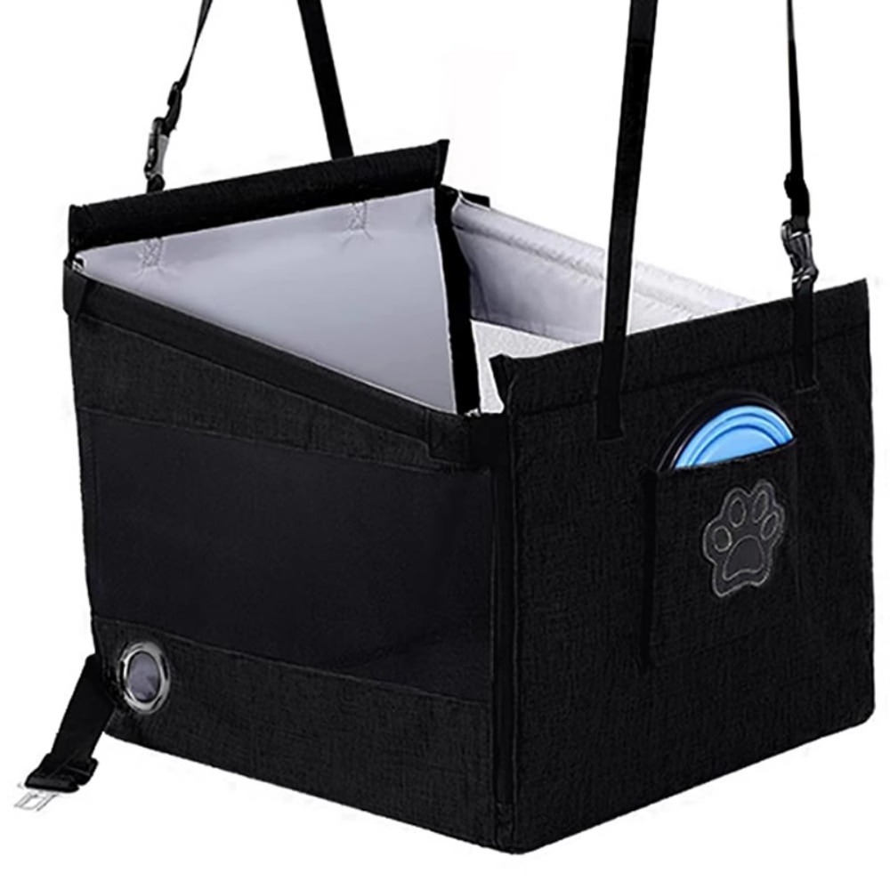 Siège auto pour chien et chat-noir