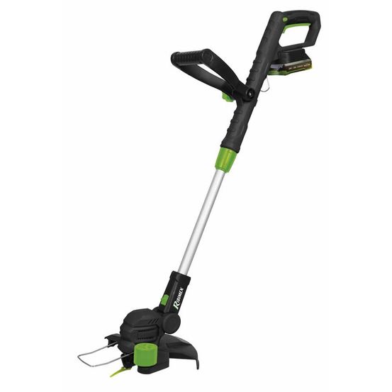 Coupe-bordure à batterie r-bat20 20v 2 lames avec batterie 2amp et câble de charge usb