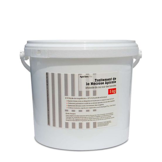 Traitement de la nécrose apicale ou cul noir des tomates - agro sens - seau 5 kg