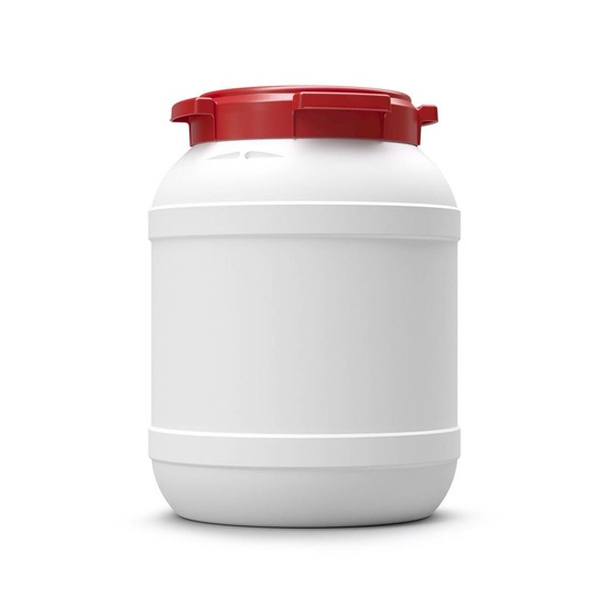 Fut / bidon plastique alimentaire grande ouverture à visser - curtec - 26 litres