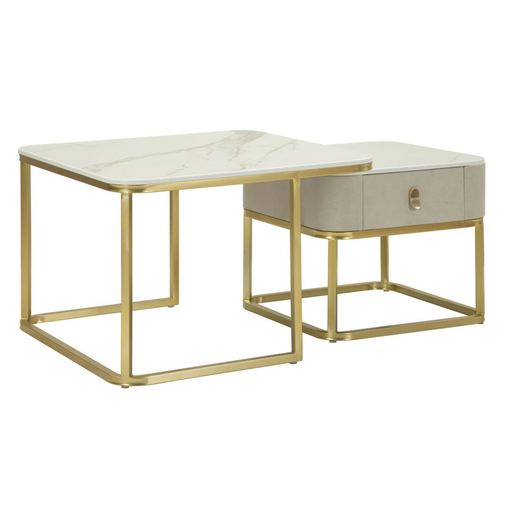 Lot de 2 tables basses 