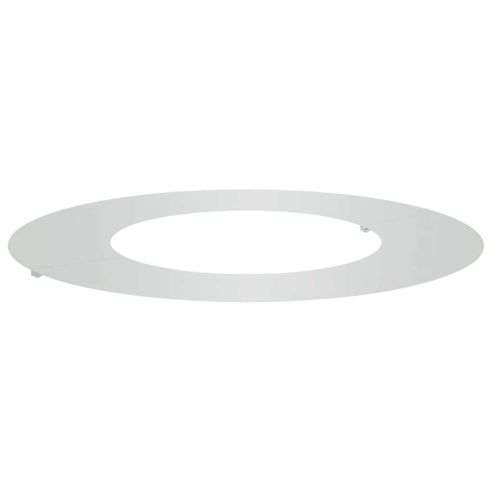 Adapté pour anneau d'arbre plat argent ø40/70 cm