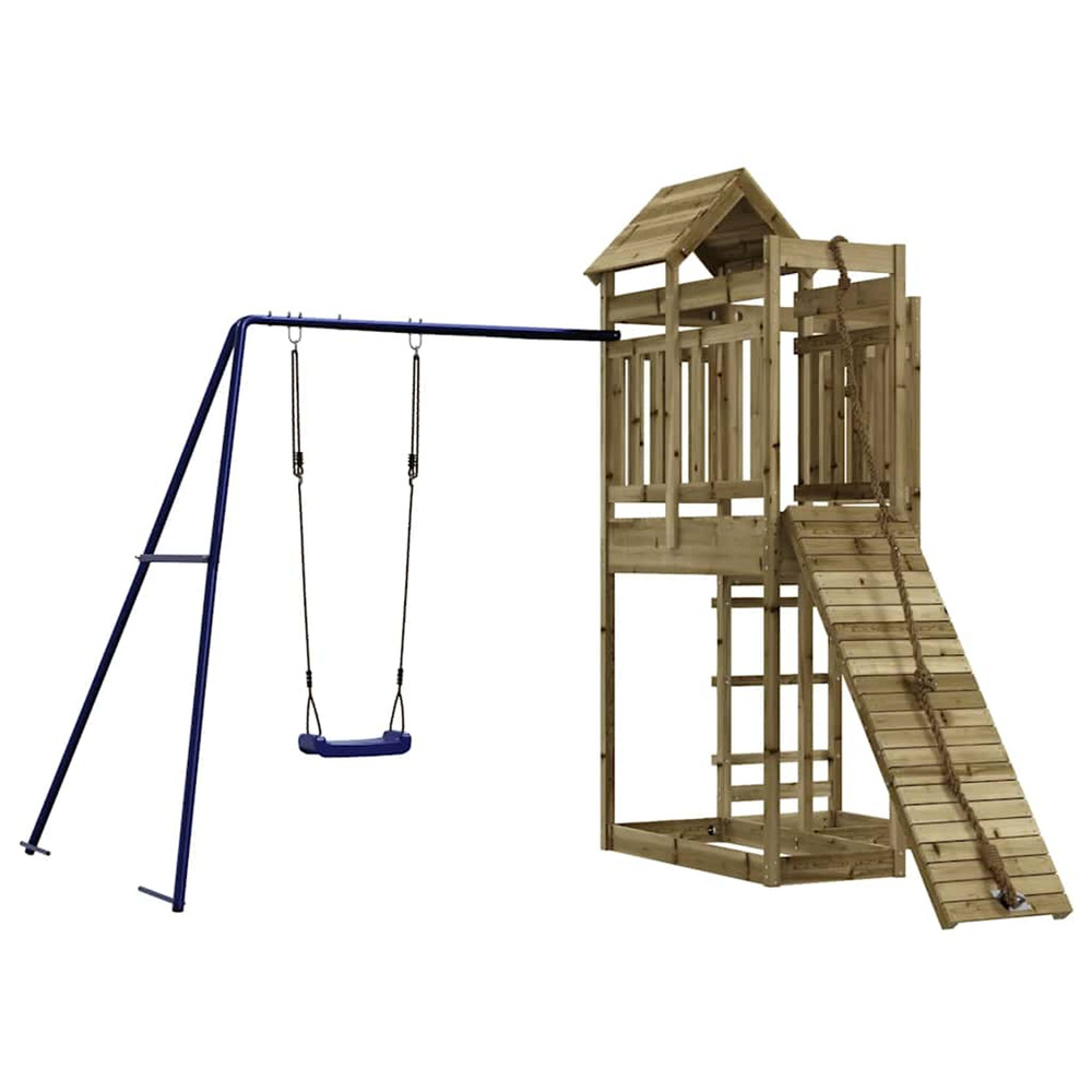 Aire de jeux d'extérieur bois de pin imprégné